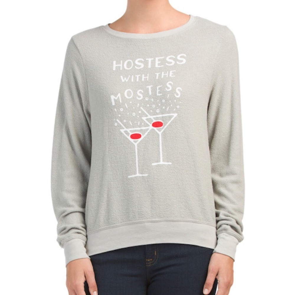NWOT Wildfox Hostess With The Mostess Sweatshirt